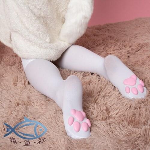 Pawpads Socks Fashion Stockings Casual Cotton High Over Knee Socks Girls Women Female Long Knee Sock Paw-cat Christmas Gift