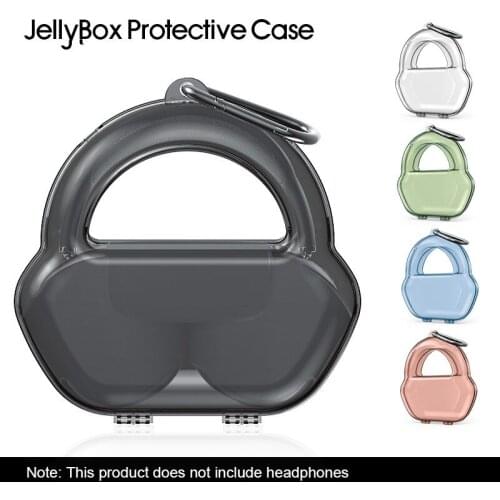 New Headphone Protective Cover Suitable for Airpods Max Earphone Cover Jelly-shaped Storage Bag Translucent