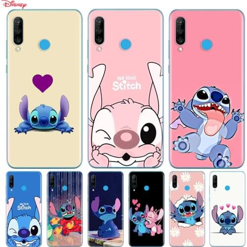 TPU Silicone Cover Cute Lilo Stitch For Huawei P40 P30 P20 Pro P10 P9 P8 Lite E Plus 2019 2017 Phone Case
