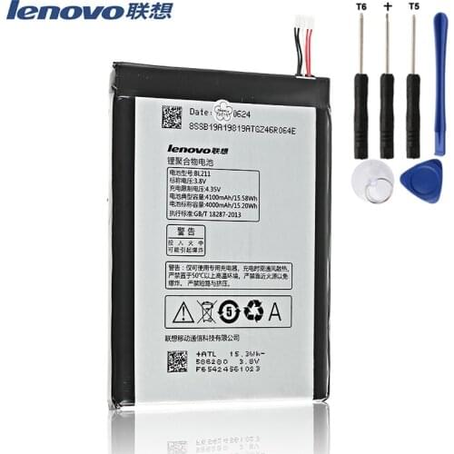 For Lenovo P780 Battery BL211 4100MAh Replacement Battery For Lenovo P780 Smartphones