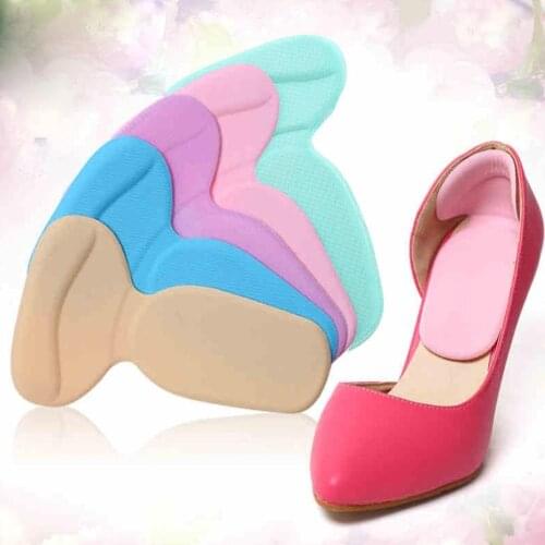 T-Shape Thread Thicker Rear Foot Wear Stickers High Heels Soft Mat height increase insole Anti Pain Shoe Insoles Cushions new