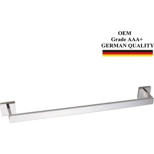Towel Bar SUS 304 Stainless Steel Rustproof Bathroom Storage Organizer Hanger Contemporary Style Polished OEM Grade AAA+ Quality