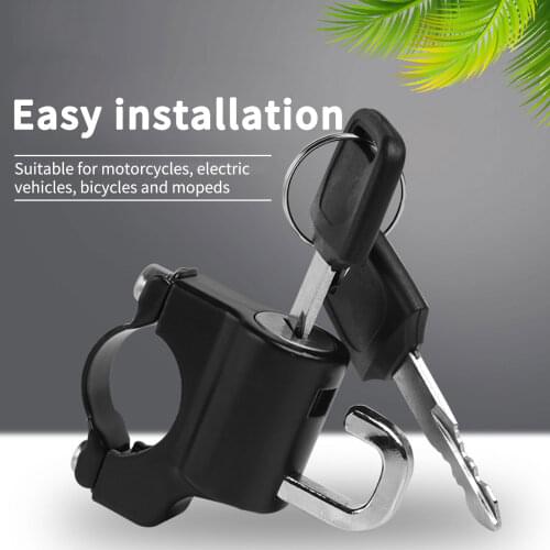 Motorcycle Bicycle Helmet Lock Cable Anti-theft Helmet Safety Lock Durable Metal Motorcycle Bike Lock Bike Moto Accessories