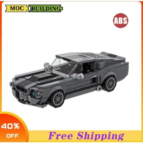Creator MOC-57356 City Mustanged Super Racing Sports Vehicle Building Blocks High-tech Car Diy Model Bricks Kids Toy Xmas Gifts