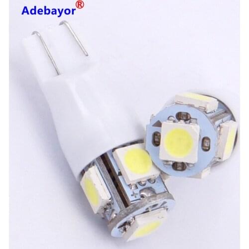 8 x free shipping T10 strobe Flash W5W 194 5 SMD 5050 LED smd Car light with Two modes of Operation car strobe light white blue