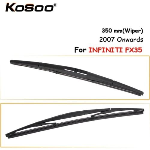 KOSOO Auto Rear Window Windshield Wiper Blades Arm Car Wiper Blade For Infiniti FX35,350mm 2007 Onwards,Car Accessories Styling