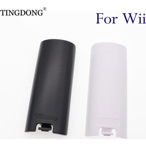 100PCS Wireless Game Controller Battery Case Back Cover For Nintend Wii Remote Controller Gamepad Handle Battery Cases Covers