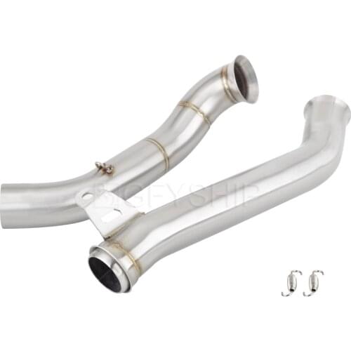 For Husqvarna 701 Svartpilen 2019 2020 For KTM DUKE 690 2013-19 Escape Slip-on Motorcycle Exhaust Mid Link Pipe And Decat Pipe