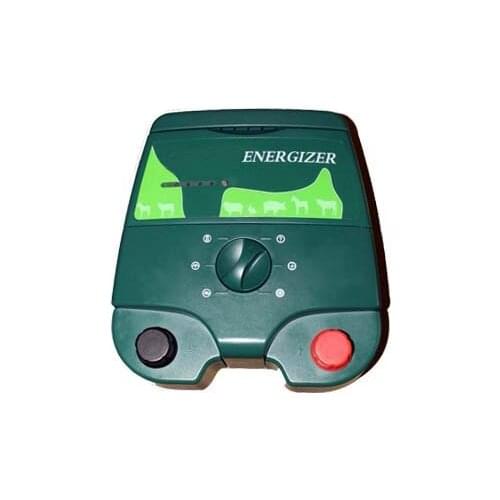 Power Up to 40KM Electric Fence Energizer Charger for Horse Sheep Cattle Cow Electric Fencing Portable Design