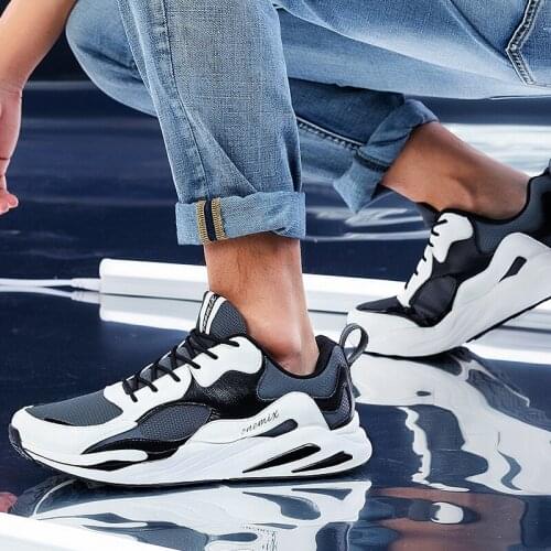 Retro Shoes Women Summer Breathable Running Shoes for Men White Sports Shoes Unisex Walking Dad Shoes Platform Sneakers