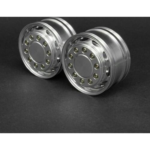 LESU Metal Wide Front Hub B for 1/14 RC Dumper Tamiya Tractor Truck Powered Axle DIY Model Car