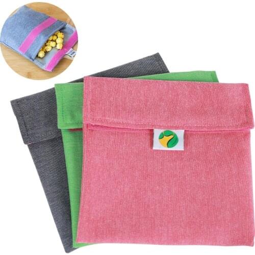 Reusable Sandwich Snack Bags Waterproof Portable Lunch Bread Bag Fruit Food Storage Bags Pouch For School Camping Work Travel