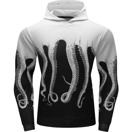 Mens Long Sleeve Sportwear Sublimation Printed Hoodied Gym Sweatshirt Oversized Running Clothes