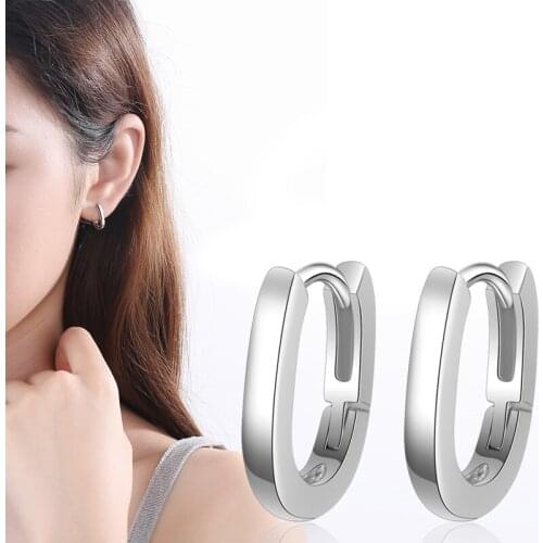 A Girl' New Fashion Men Gold Earring Geometric Earrings For Women Female Korea Jewelry