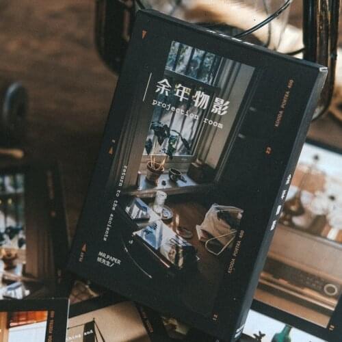 30 Pcs/Set Retro Projection Room Postcard Vintage Photo Greeting Cards Message Card Stationery