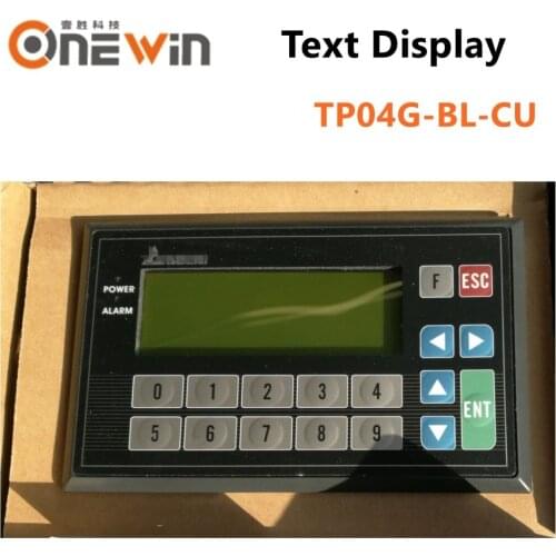 New and original TP04G-BL-CU Text Panel display HMI STN LCD single color 4 Lines Display model USB Download only