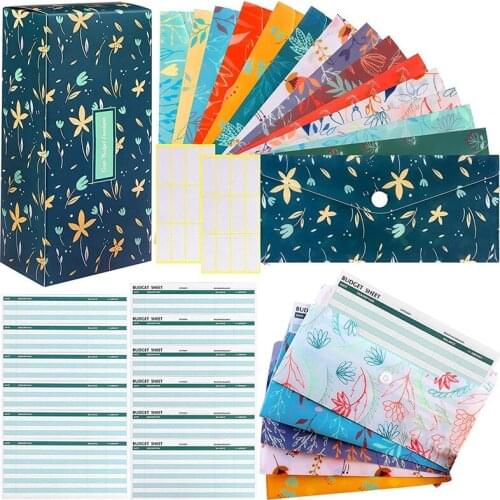 PPYY-31 Pieces Cash Envelopes System for Budgeting Envelopes Waterproof Budget Envelopes for Saving Money