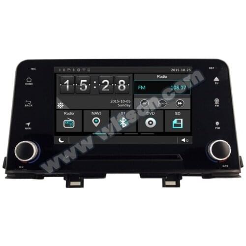 7" Capacitive Touch Screen Special Car DVD for Kia Picanto 2017-2018 (JA) & Kia Morning 2017-2018 (JA) with TPMS System Support