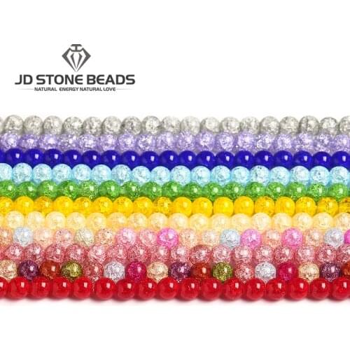 Popcorn Crystal Handmade DIY Bracelet Necklace Glass Beads Pick Size 6 8 10 12mm For Jewelry Making Wholesale Price From China