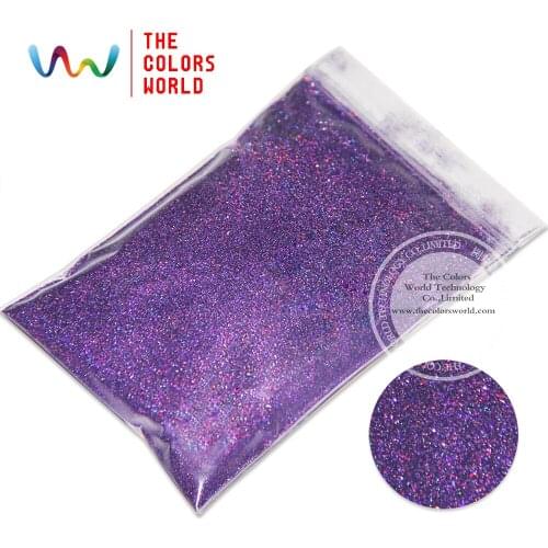 TCA800 Laser Purple Color 0.1MM 004" Glitter dust ,Specular luster glitter for nail,tatto,Art decoration and others