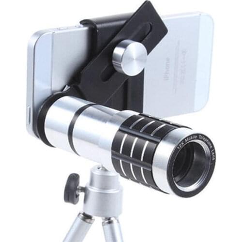 Universal 8X Telephoto Zoom Lens camera Tripod kits For all Cellphone iPhone HTC Samsung