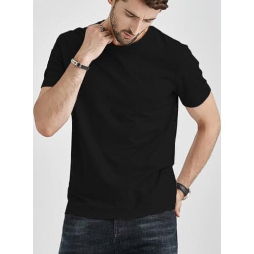 High Quality T-Shirts Men Summer Cotton Tshirt Male Solid Short/Long Sleeve Female Plain Tee Shirt Women No Print Logo Basic Top