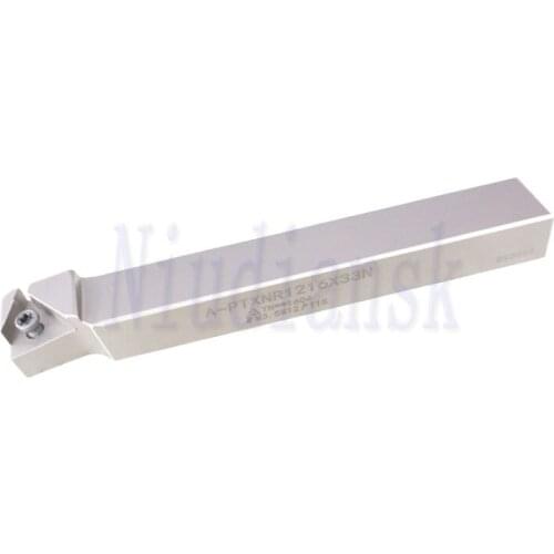 1pc A-PTXNR1016X33N CNC Lathe Tool A-PTXNR1216X33N Spring Steel Arbor Slotting Tool Holder External Turning Tool,For TNMG Insert