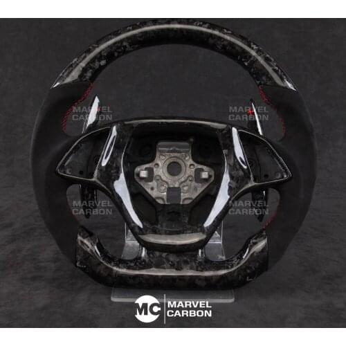 100% REAL CARBON FIBER STEERING WHEEL COMPATIBLE WITH Chevrolet C7