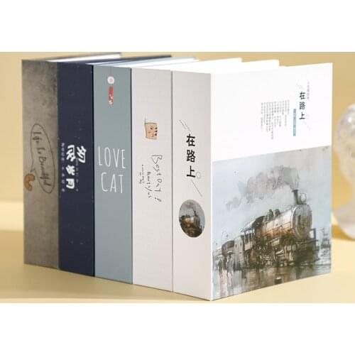 6 Inch 100PCS Cartoon Photo Album Scrapbook Paper Baby Family DIY Scrapbook 4D Big Wedding Interstitial Childrens Photo Studio