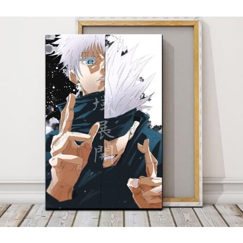 Jujutsu Kaisen Gojo Satoru Anime Poster Canvas Painting HD Prints Picture Wall Art Modern Modular Nordic Living Room Home Decor