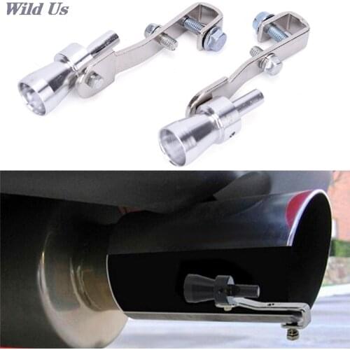 Car Turbo Sound Muffler Exhaust Pipe Blow-off Vale BOV Simulator Whistle Stylish Fast Shipping