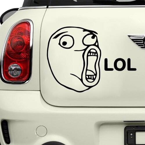 Free shipping Emotions Auto Sticker Die Cut Decal Bumper Sticker For Windows, Cars, Trucks, Laptops