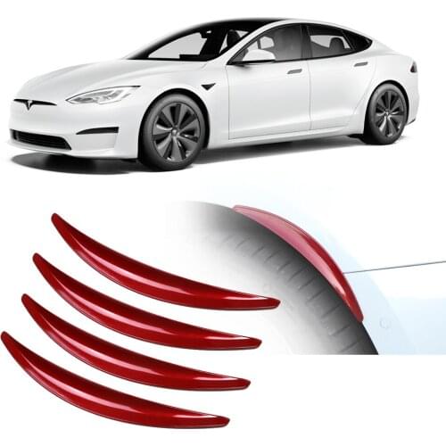 4pcs Mudflap Only For Tesla Model 3 Fender Mud Guard Splash Flaps Mudguard Accessories 2020 2019 2018 2017