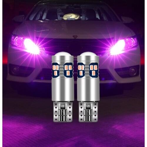 For Volkswagen VW Passat B5 B6 B7 CC Polo Tiguan Touran Jetta Polo 2pcs T10 W5W LED Bulbs Car Width Parking Light Accessories