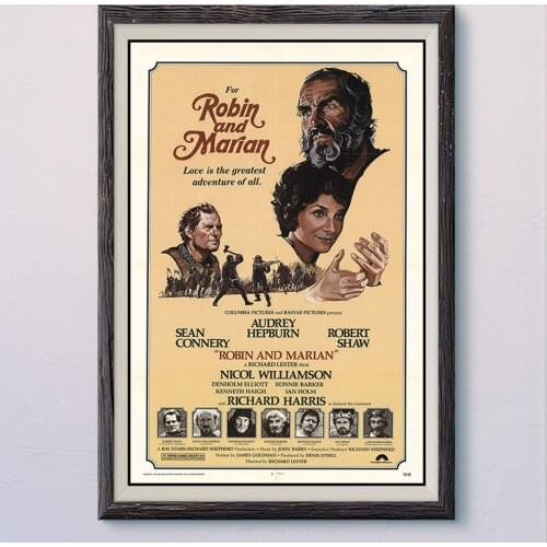 N294 ROBIN AND MARIAN Vintage Classic Movie Wall Silk Cloth HD Poster Art Home Decoration Gift