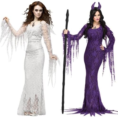 Halloween Carnival Party Demon Disfraz Dress Scary Costumes Easter Vampire Bride Horror Performance Clothing for Adult Women