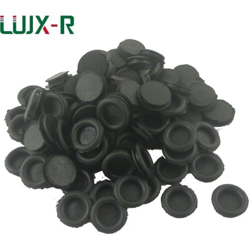 LUJX-R Single Side Rubber Protection Coil Black Gasket Ring 40-150mm Open Pore Diameter