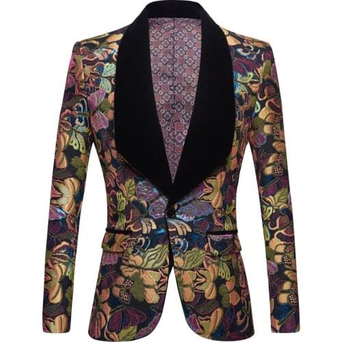 Mens Jacquard suit Butterfly flower Latest Coat Pant Designs Slim Fit 3 Piece Tuxedo Groom Style Suits Custom Prom Party Blazer