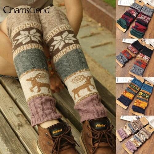 Christmas Japanese Lolita Sweet Girl Leg Warmers Knitted Foot Cover Women Winter Leg Warmer Socks Heap Heap Socks Warm Leg