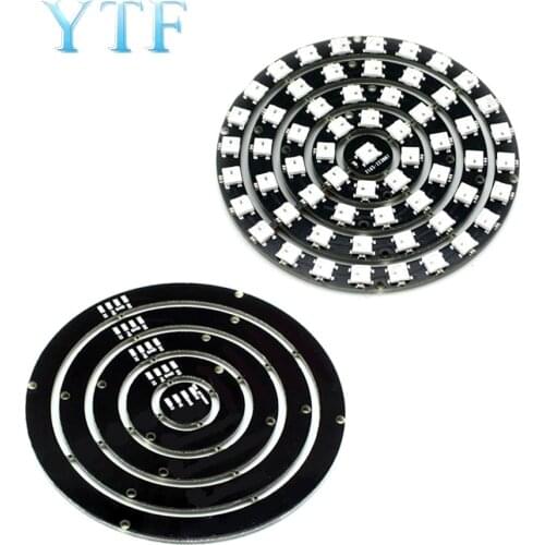 61 bit 61X WS2812 5050 RGB LED Ring Lamp Light with Integrated Drivers