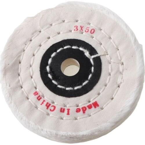 3'' Cloth Buffing Polishing Wheel Buffer Polish Jewelry Grinder Pad Handcraft Tool
