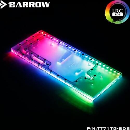 Barrow PC water cooling waterway plate channel integrated board for Tt View 71 TG/TG RGB case LRC2.0 cooler TT71TG-SDB V1
