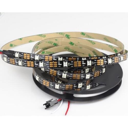 WS2812 WS2812b 5meters DC5V Pixel RGB color led strip, 150LED 150IC SMD5050 Non Waterproof
