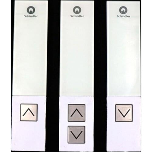 1pcs Schindler Elevator Accessories 3300 3600 5500 Elevator call glass panel 59324318 BQ2H240