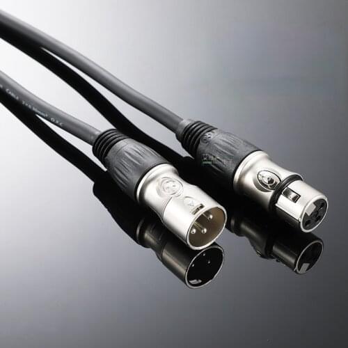 1Pcs Yongsheng new Cannon male-to-female balanced cable XLR microphone fever audio YS176 mixer YS177 HiFi