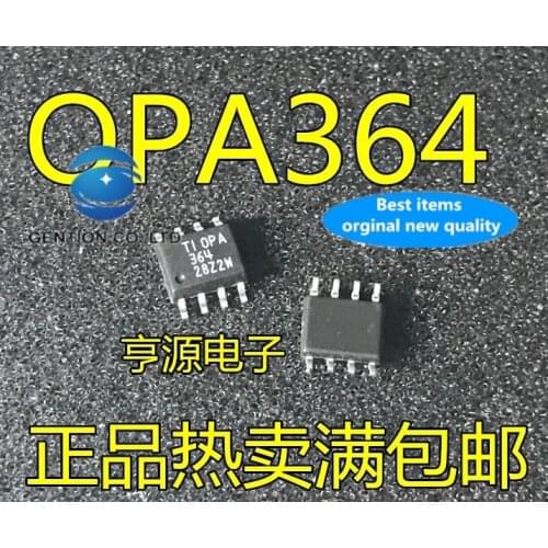 10PCS OPA364IDR OPA364 SOP8 RRIO operational amplifier chip in stock 100% new and original