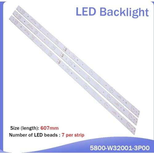 32inch LED backlight strip 7LED 5800-W32001-3P00 For LC320DXJ-SFA2 RDL320HY(BDO-902) SRT 32HX4003 32E3000 32E3500