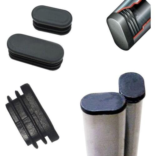 4pcs Plastic tube Insert Plugs pipe Cover chair Leg caps table foot pad Bumper Floor protector Furniture leveling feet Hardware