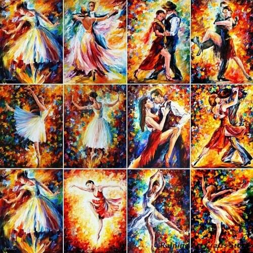 5D Diy Diamond Painting Dancing Girl Full Square Round Drill Embroidery Cross Stitch Ballet Ballerina Mosaic Pictures Home Decor