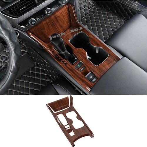 ABS Peach wood grain Gear Shift Box Panel Covers For Honda Accord 2018-2019 10th
